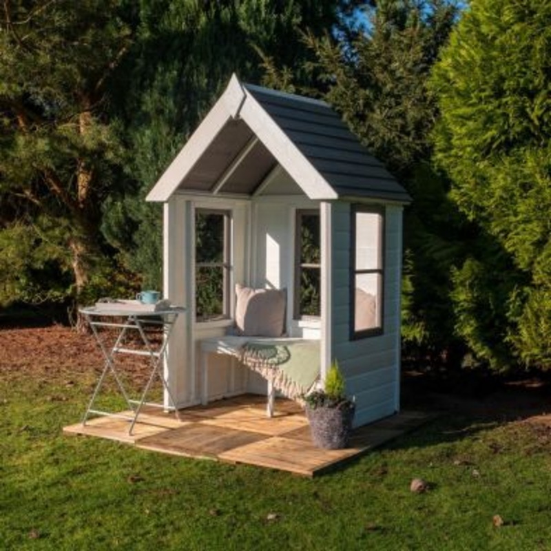 Shire Almarie 3′ 3 x 4′ 3 Apex Garden Arbour – Classic Pressure Treated Shiplap
