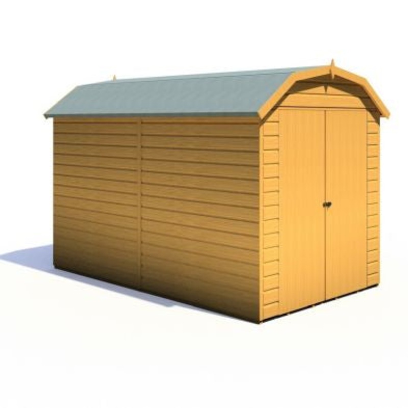 Shire Barn 9′ 9 x 5′ 10 Barn Shed – Premium Coated Shiplap