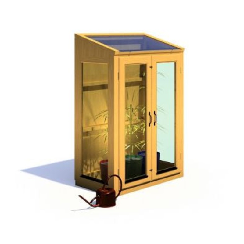 Shire Heydon 1′ 11 x 3′ 5 Pent Greenhouse – Classic Coated