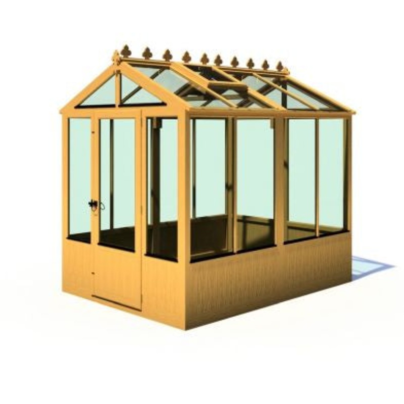 Shire Holkham 7′ 9 x 6′ 2 Apex Greenhouse – Premium Coated