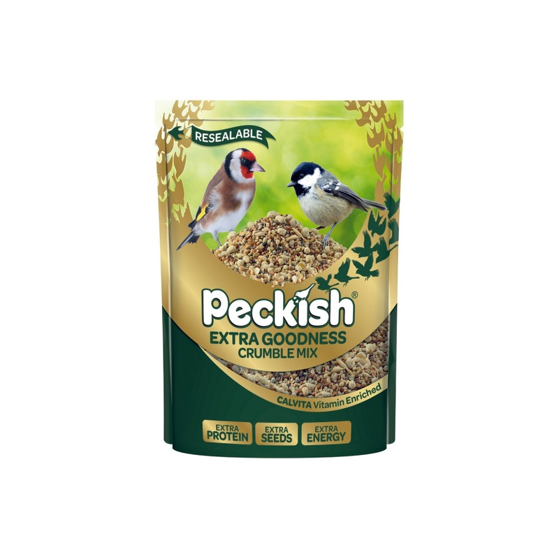 Extra Goodness Crumble Mix Bird Feed By Peckish – 1kg