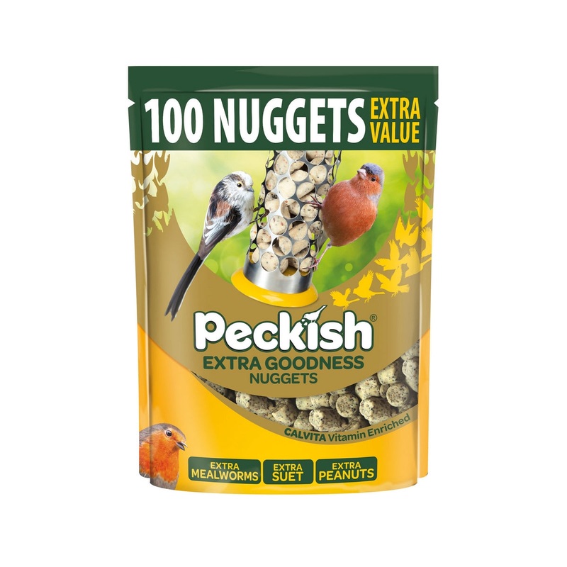 Extra Goodness Nuggets Bird Food By Peckish – 100 Pack