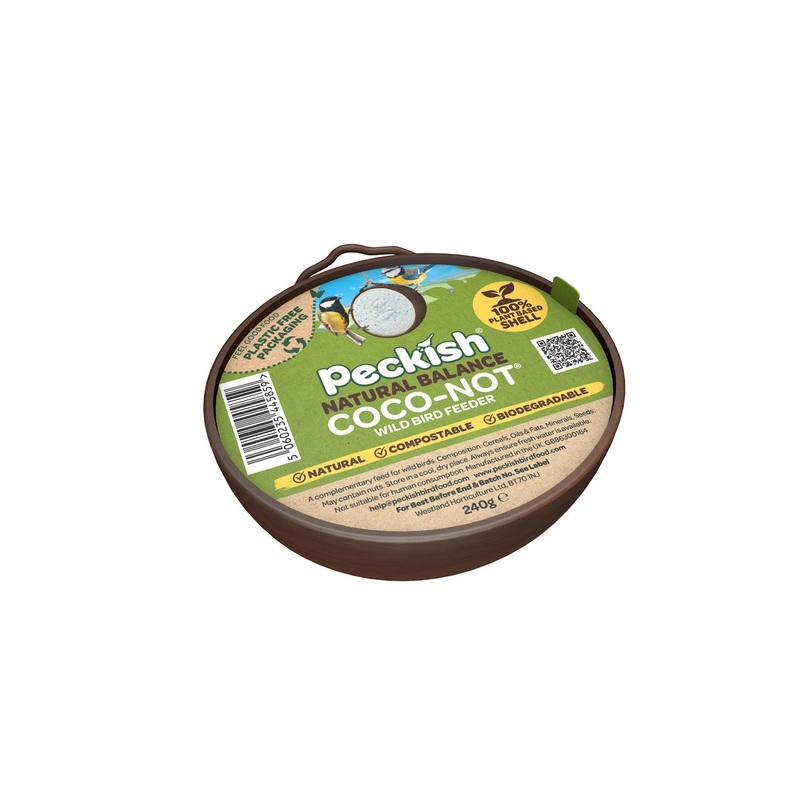 Natural Balance Coco-Not Suet Bird Feeder By Peckish – 240g
