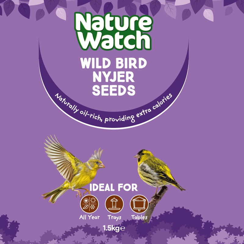 Nyjer Seed Wild Bird Seed Mix By Nature Watch – 1.5kg
