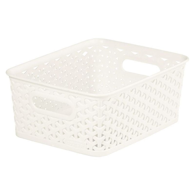 Plastic Basket 8 Litres – White My Style by Curver