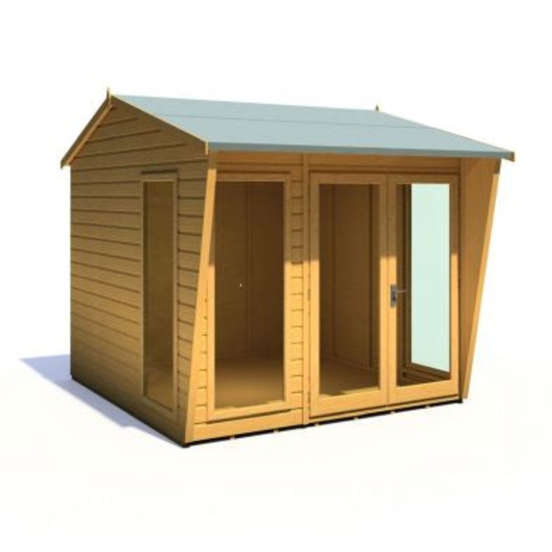 Shire Burghclere 7′ 10 x 7′ 10 Pent Summerhouse – Premium Dip Treated Shiplap