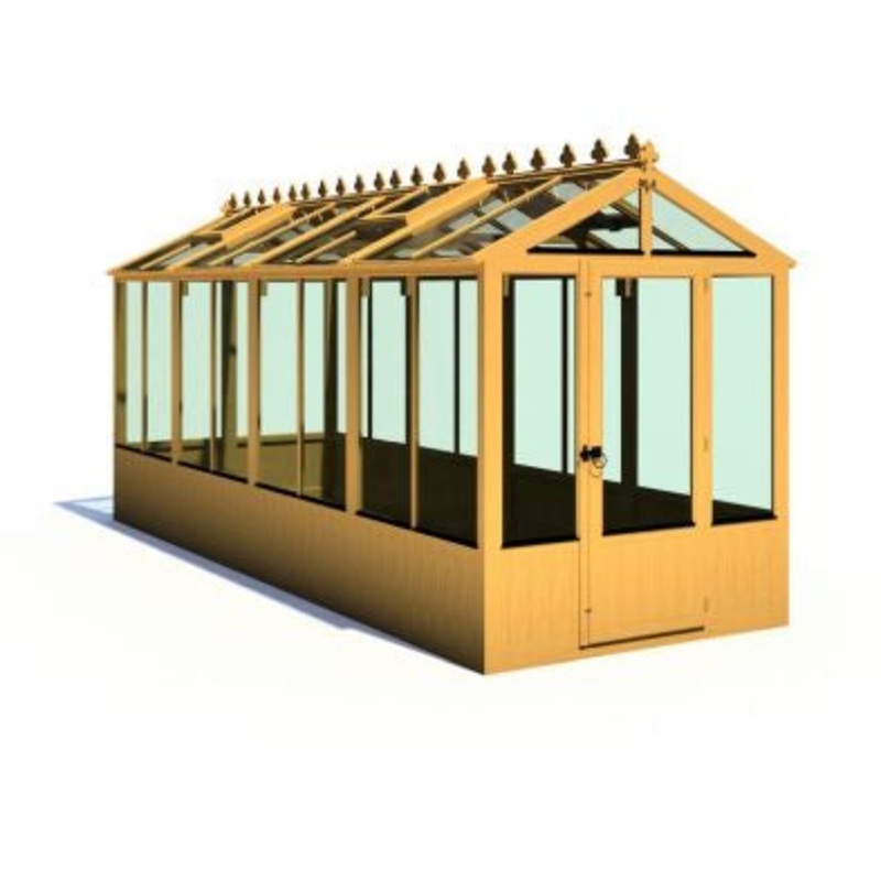Shire Holkham 15′ 7 x 6′ 2 Apex Greenhouse – Premium Coated
