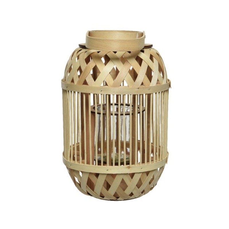 Round Rattan Lantern with Handle844249