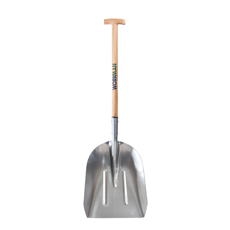 Workman Grain 28” Ash T. Handle Aluminium Shovel | MC325
