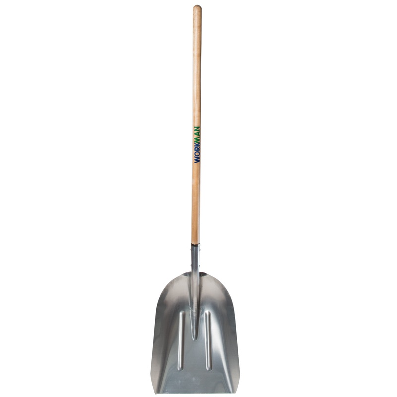 Workman Grain 48” Ash L. Handle Aluminium Shovel | MC321