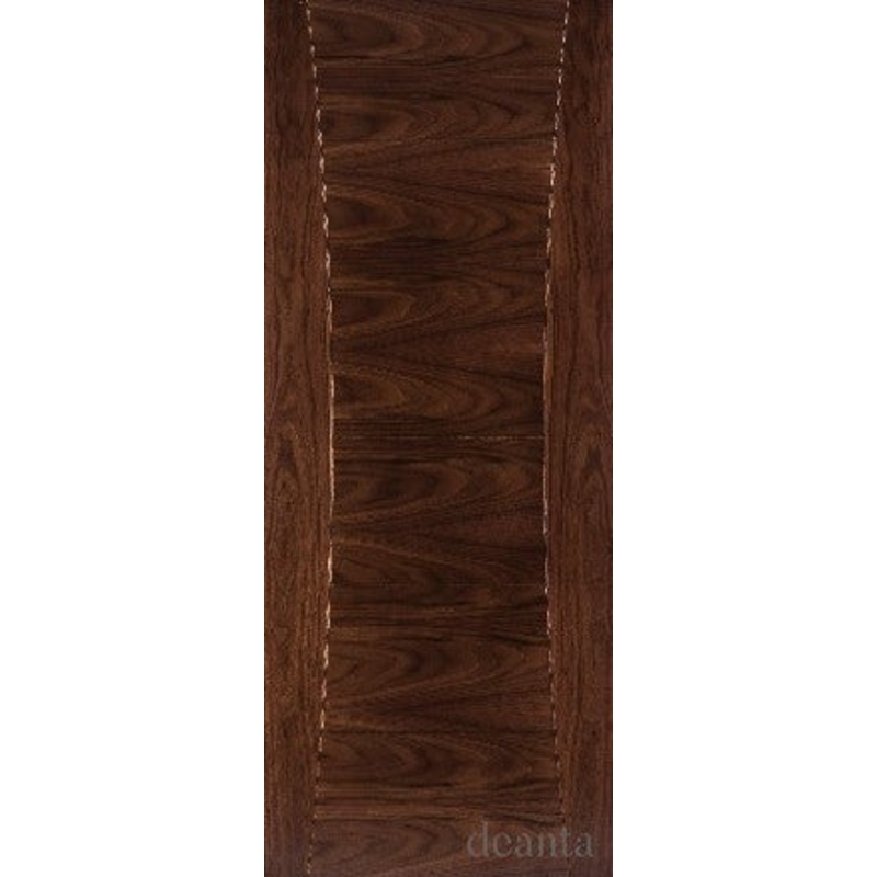 HP18 Minimal & Modern Styled Walnut Fire Door