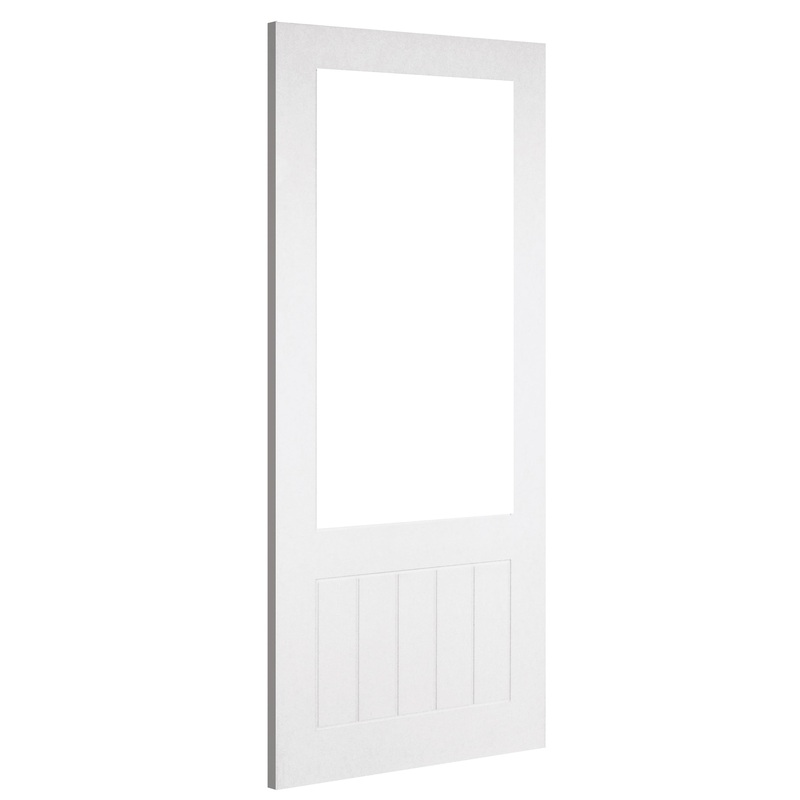 HP38G Traditional Style Glazed/Unglazed Primed Door