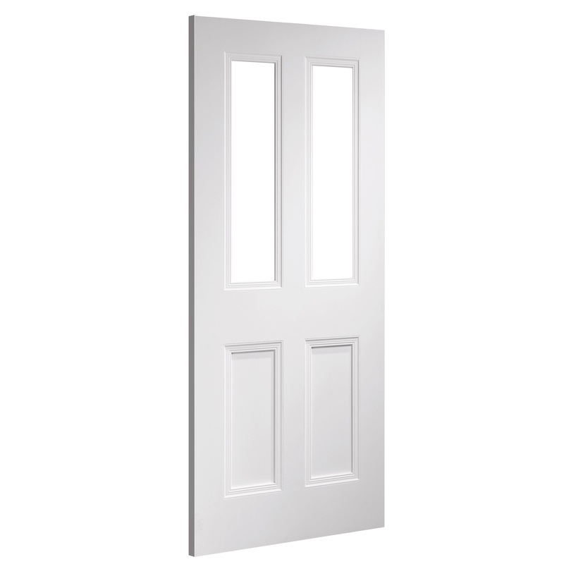 NM1G Period 4 Panel Glazed/Unglazed Primed Door