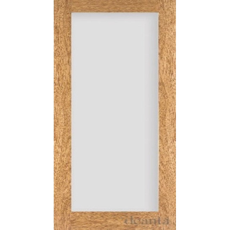 NM6GF Glazed Shaker Style Oak Door -Frosted