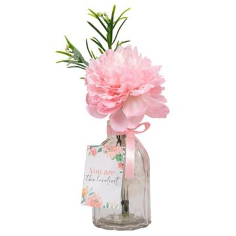 Sophia You Are The Loveliest Pink Flower in Glass JarSP2278L