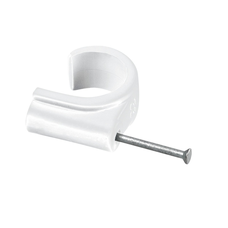 Wavin Hep2O Pipe Clip Cable Type 22mm White Pack Of 50 | HX65/22W