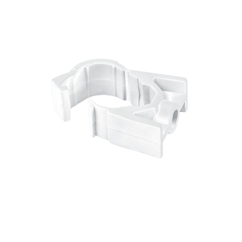 Wavin Hep2O Pipe Clip Screw Type 28mm White Pack Of 50 | HX85/28W