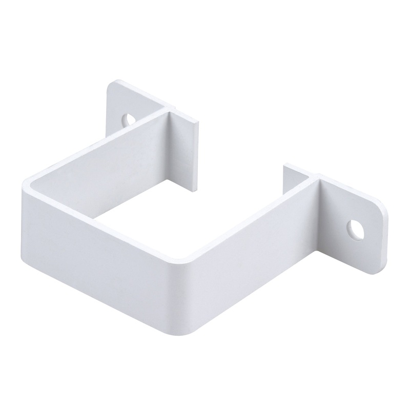 Wavin Squareline Pipe Bracket 61mm White | T8834W