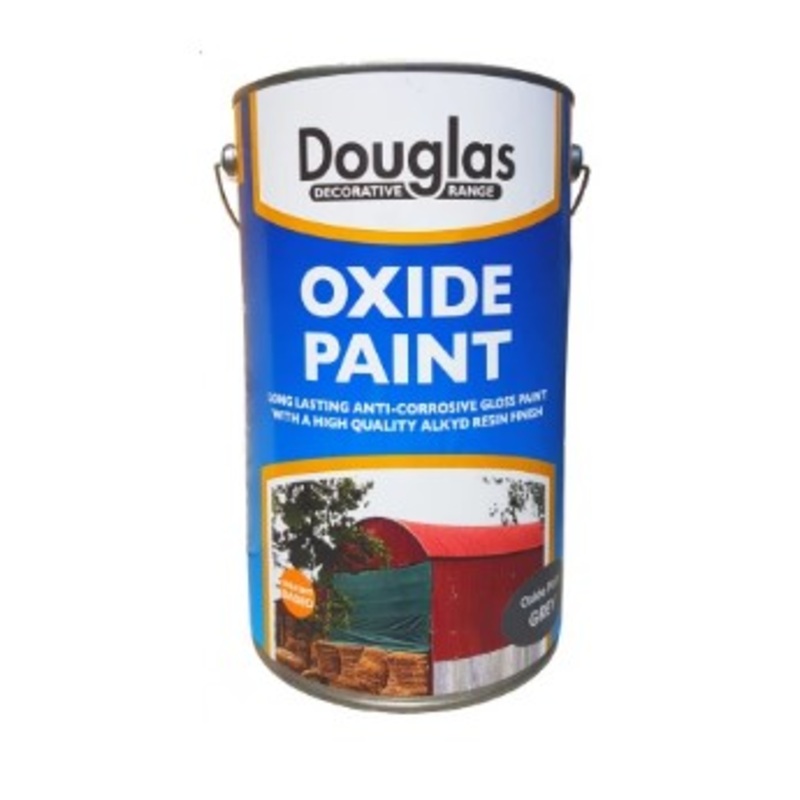 Douglas 5ltr Mid Grey Oxide Paint | FO5000MG