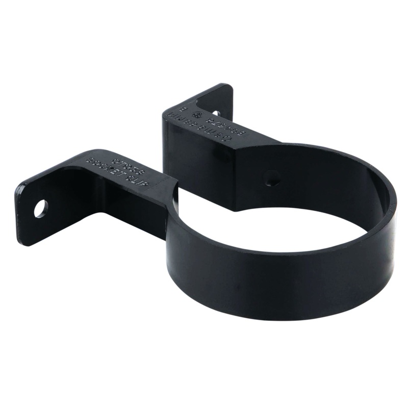 Wavin RoundLine Socket Bracket 68mm Black | T0038BK