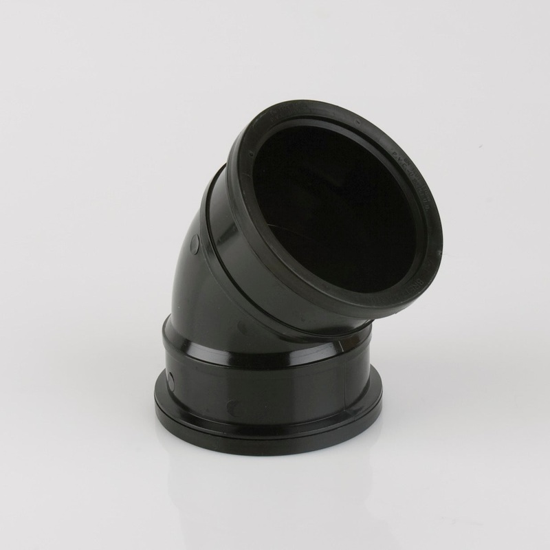 Double Socket Bend EN 1329-1 110mm x 135 | S562