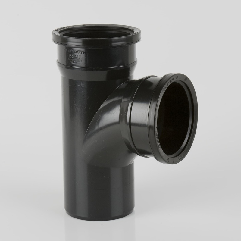 Double Socket Branch Without Bosses EN 1329-1 110mm x 92 | S191
