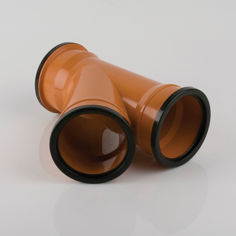 110mm X 45 Degree Triple Socket Branch | E4091