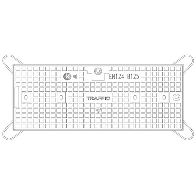 Lynx Jb2 Traffic B125 Cover & Frame 730×260 Mm | 710093