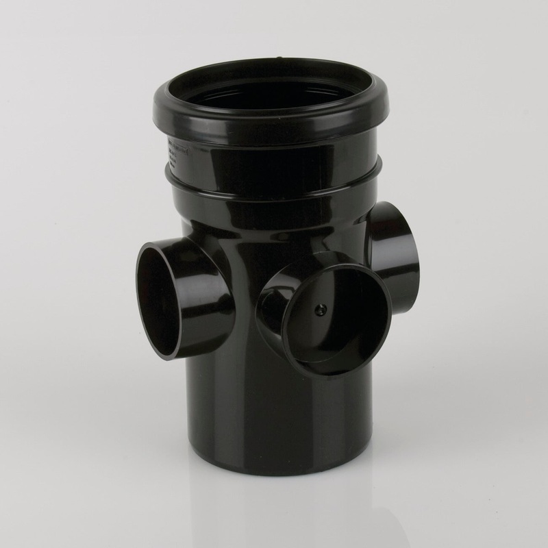 110mm X Single Socket Triple Boss Pipe | BS445B