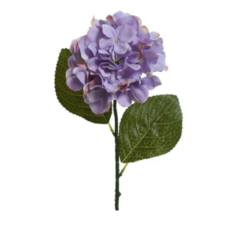66cm Artificial Hydrangea on Stem – Lilac | 800165