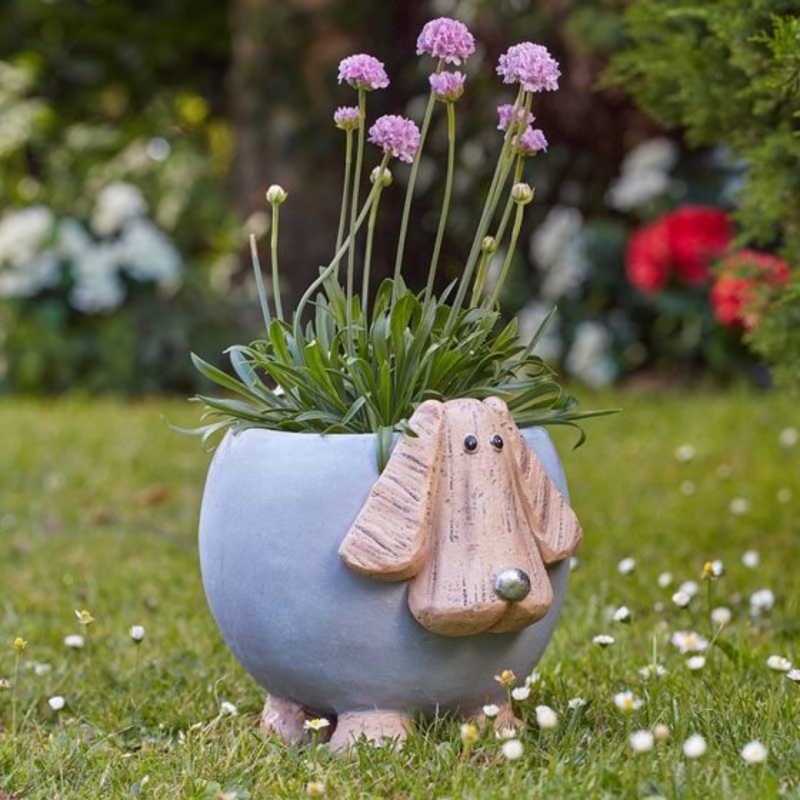 Woodstone Dog Planter | 5071044