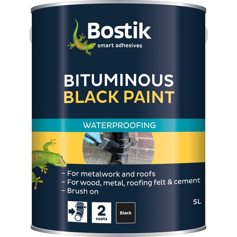 Waterproof Black Paint 5ltr | 30812219