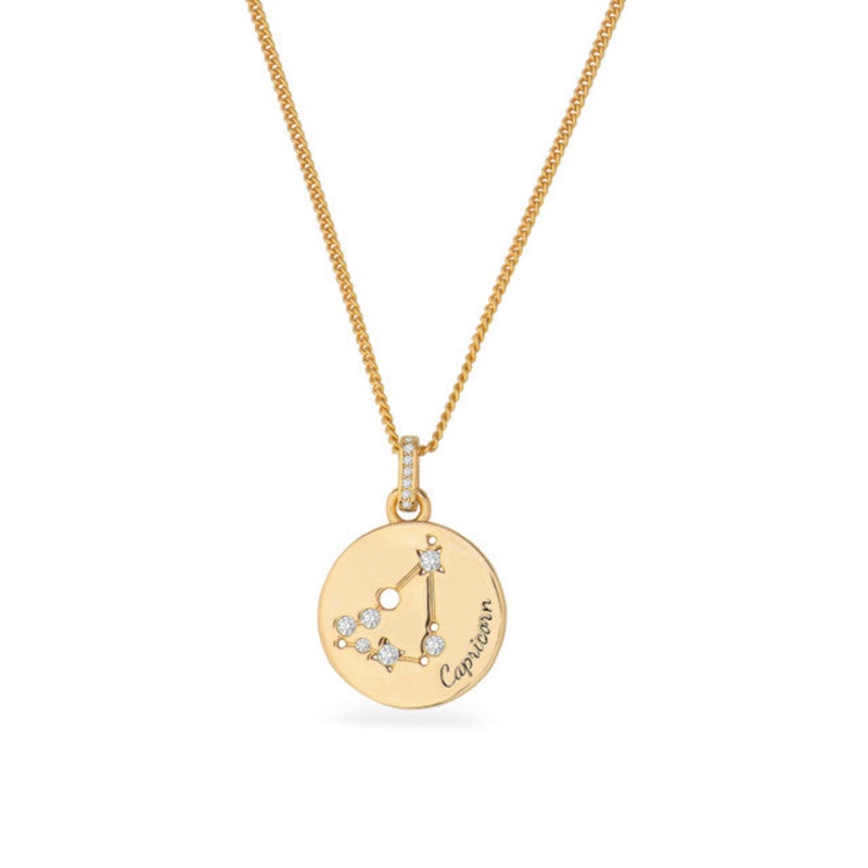 Zodiac Gold Pendant  Capricorn | 169678