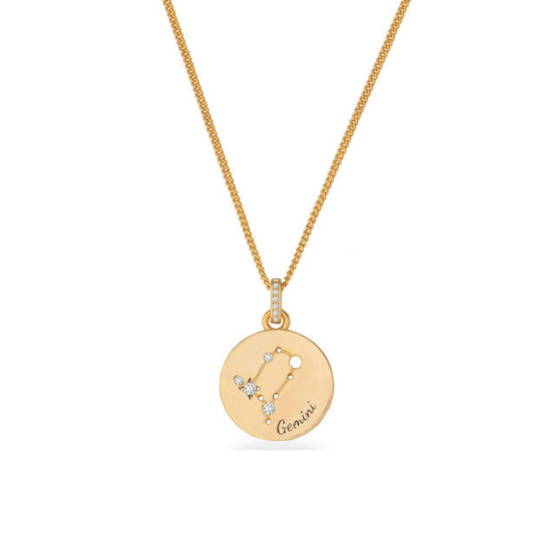 Zodiac Gold Pendant  Gemini | 169609