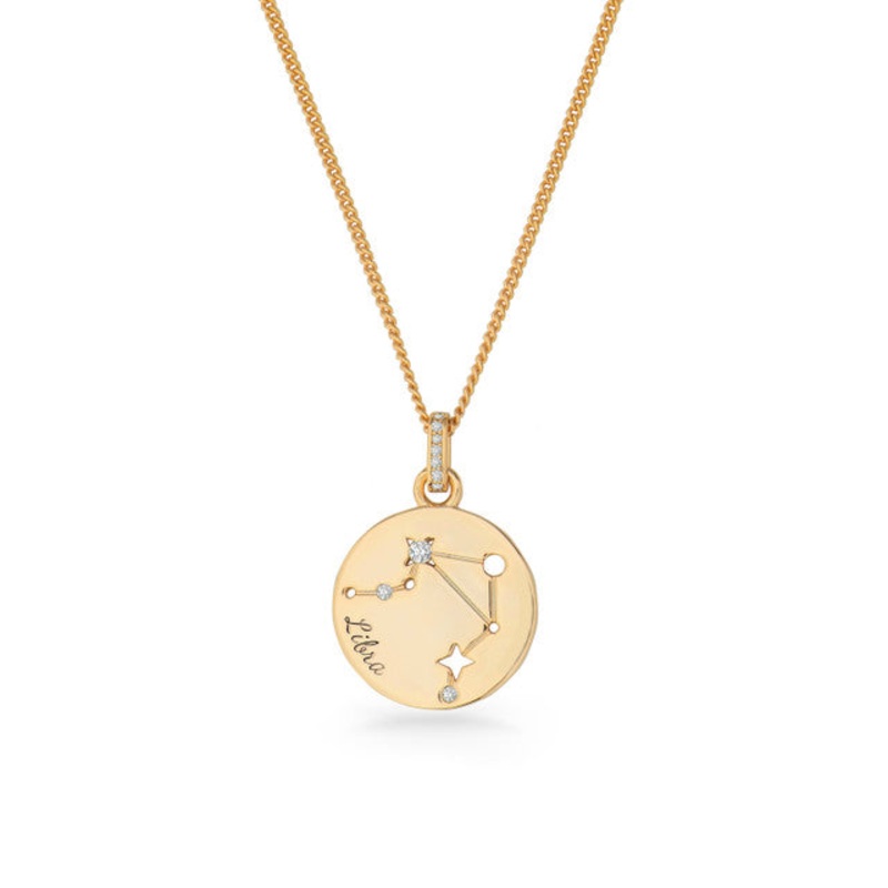 Zodiac Gold Pendant  Libra | 169647