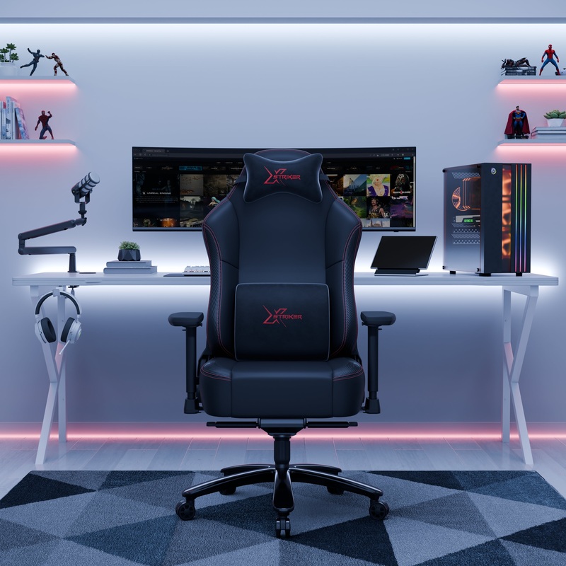 Xstriker Adult Gaming Chair – Home Office Ergonomic Computer Desk Chair