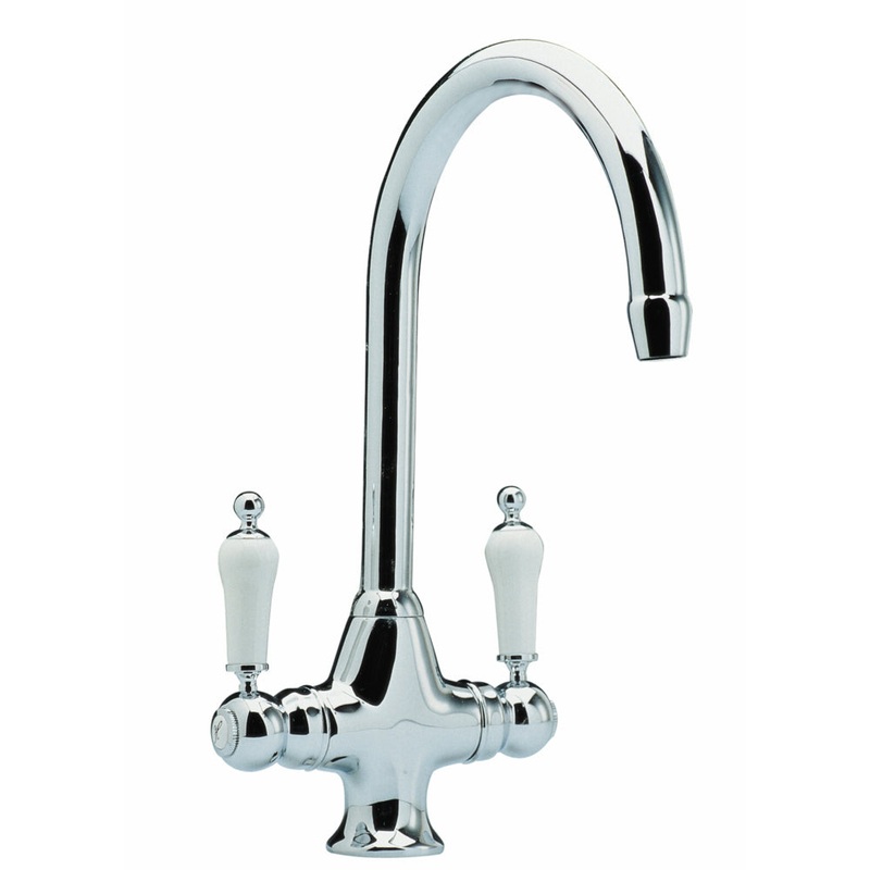CERAMIC HANDLE CRUCIFORM MONO MIXER