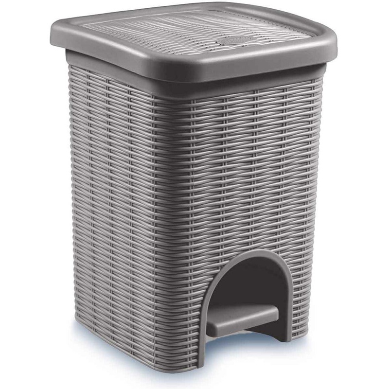 ELEG 6LT DUSTBIN STONE GREY