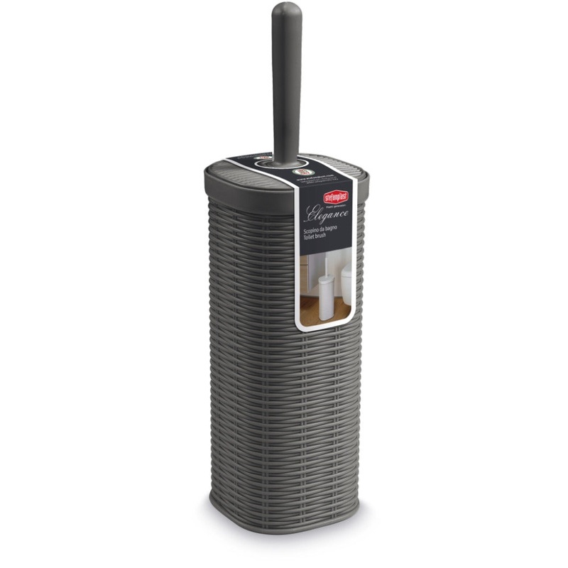 ELEG TOILET BRUSH & HOLDER SLATE GREY