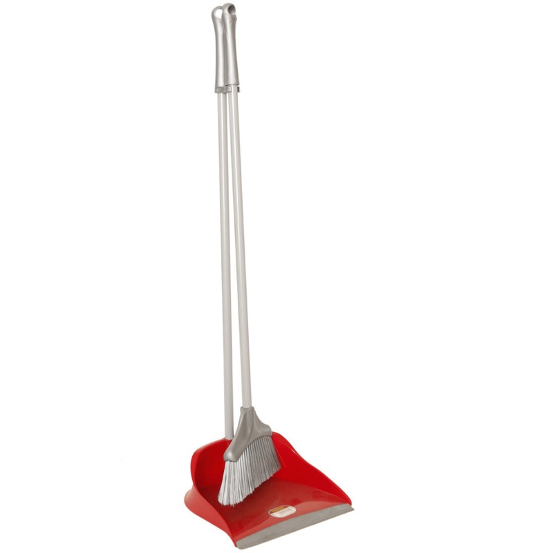 LONG HANDLE DUSTPAN RED 53005B