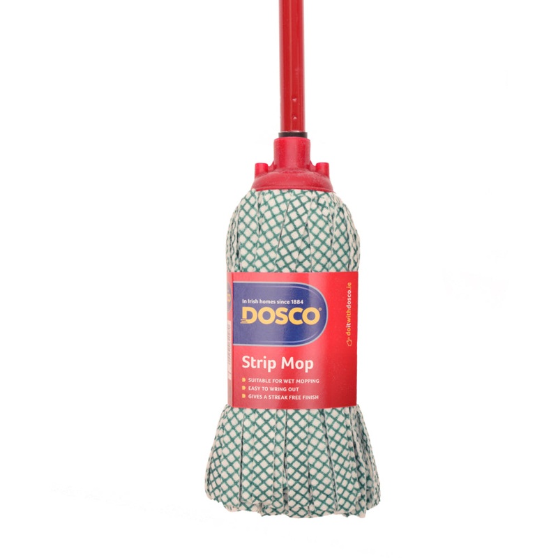 STRIP MOP & HANDLE BURGUNDY