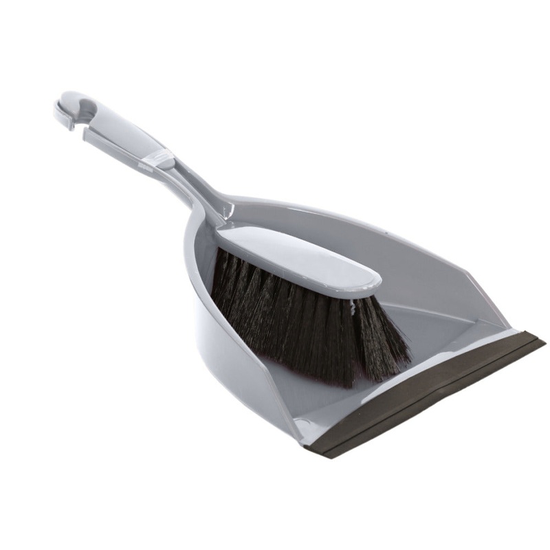 DOSCO DUST PAN SET RED/GREY
