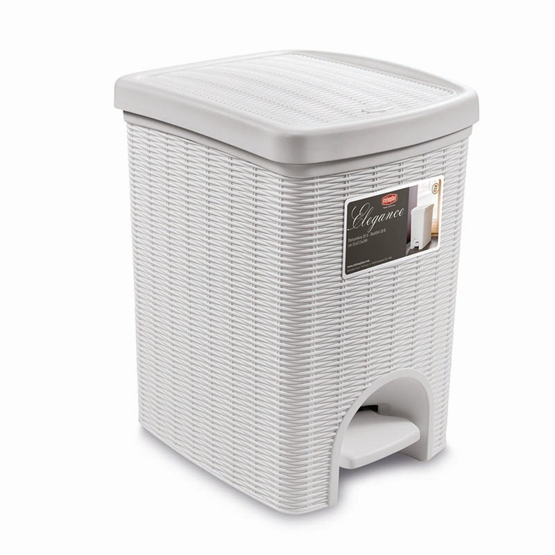 ELEG 20LT DUSTBIN WHITE