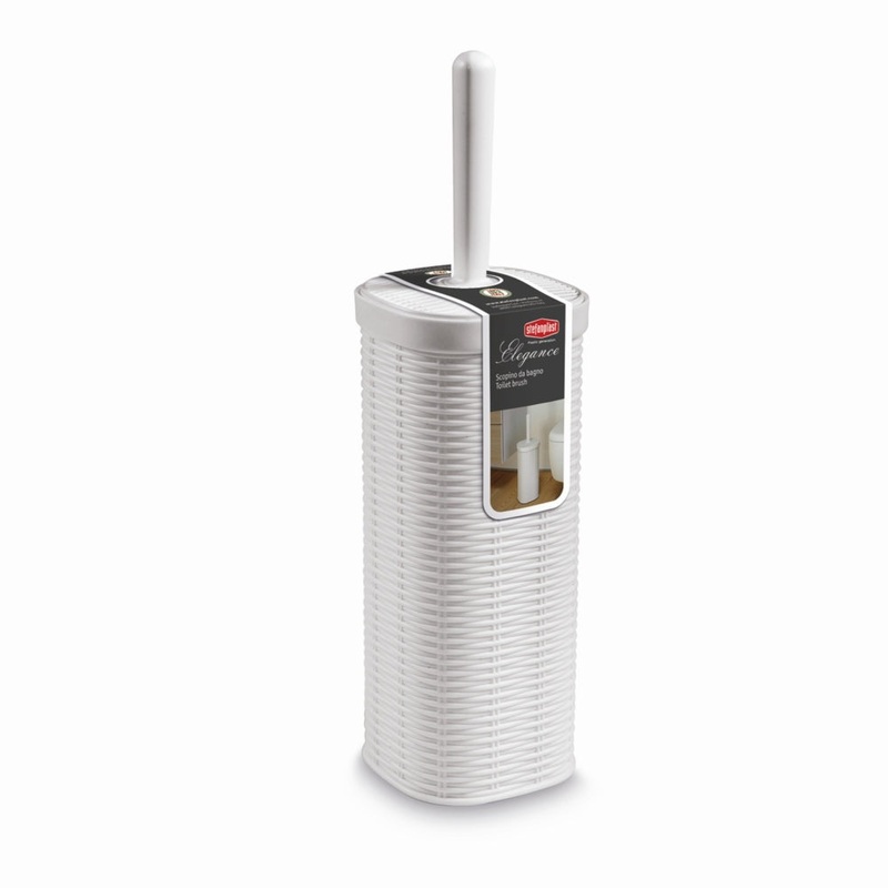 ELEG TOILET BRUSH & HOLDER WHITE