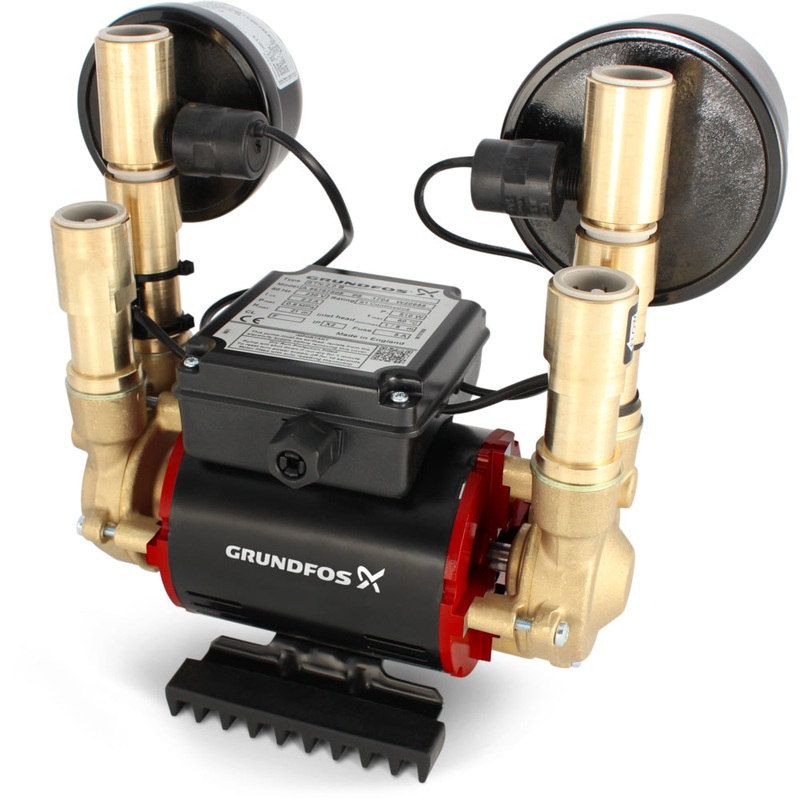 GRUNDFOS 3B BRASS TWIN IMP PUMP NEG HEAD