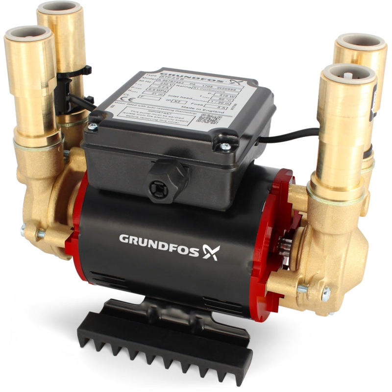 GRUNDFOS 3B BRASS TWIN IMP PUMP POSI HEA