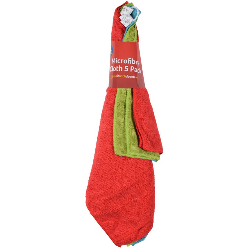 MICROFIBRE TERRY CLOTHS 5 PACK 64022
