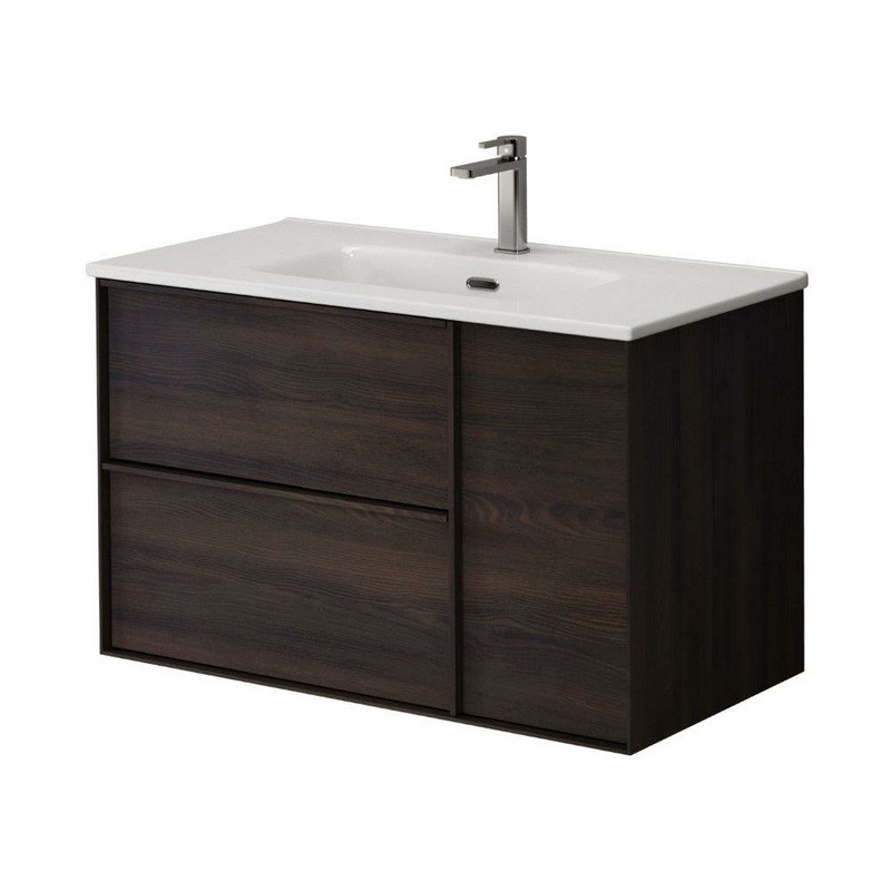 Serena 80cm 2 Drawer/1 Door Wall Hung Unit We