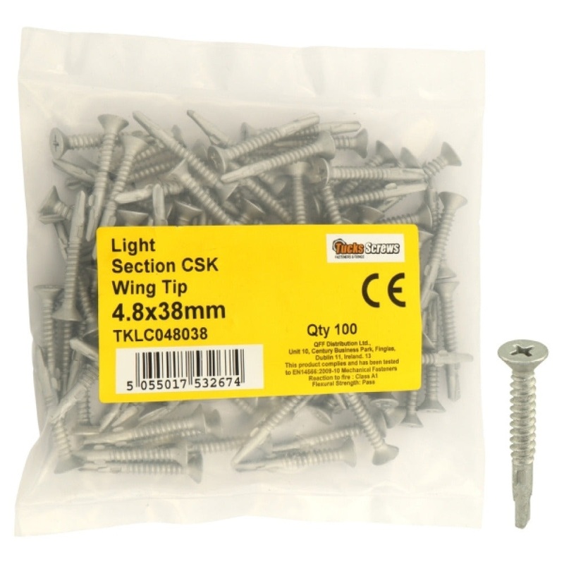 5.5 x 50mm TECH SCREW CSK PER 100