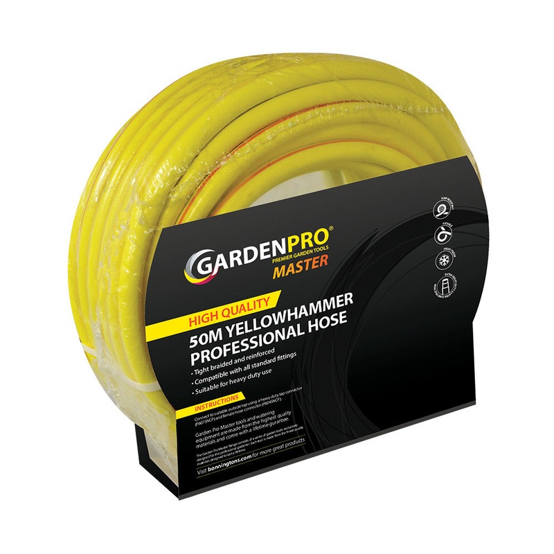 GARDEN MASTER 50M YELLOW PRO HOSE